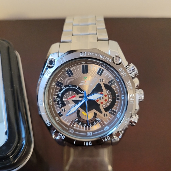 New Rose Gold Weide Sport Men's Fashion Watch with box - Picture 2 of 4